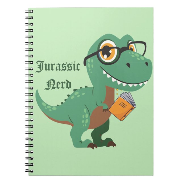Jurassic nerd notebook (Front)