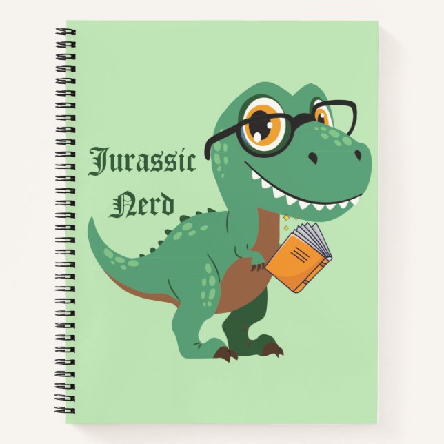 Jurassic nerd notebook (Front)