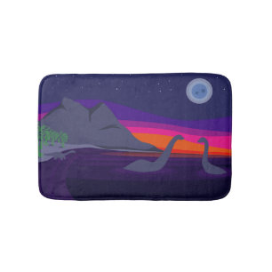 Jurassic Sunset Bath Mat