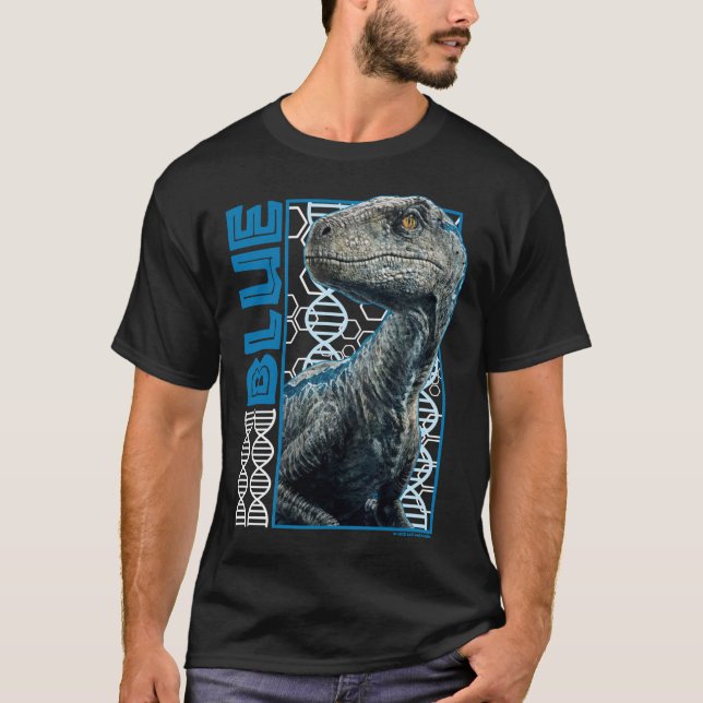 Jurassic World - Blue Fan Art Graphic Classic T-Sh T-Shirt (Front)