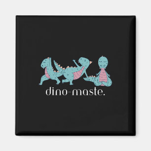 Juric Dinosaur Yoga Dino-maste Zen Vibes Funny  Magnet