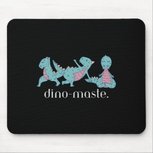 Juric Dinosaur Yoga Dino-maste Zen Vibes Funny  Mouse Pad