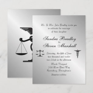 Juris - Medical Unite Wedding Invitation