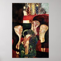Jurisprudence — Gustav Klimt (AI Colourized)