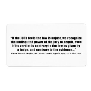 Jury Nullification United States v. Moylan 1969