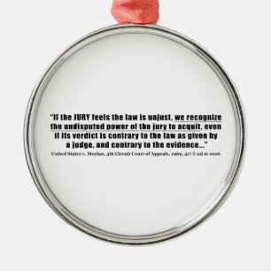 Jury Nullification United States v. Moylan 1969 Metal Tree Decoration