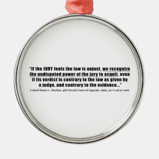 Jury Nullification United States v. Moylan 1969 Metal Tree Decoration