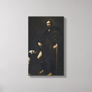 Jusepe de Ribera - St Roch Canvas Print