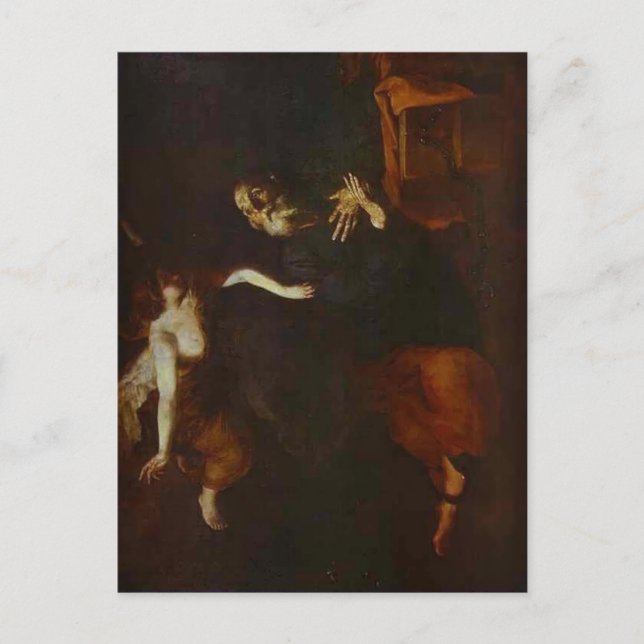 Jusepe Ribera-Deliverence of St. Peter, Prison Postcard (Front)