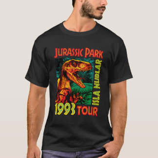 Jusrassic Park Isla Nublar 1993 Tour T-Shirt