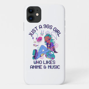 Just a 90s Girl Who likes music Case-Mate iPhone Case