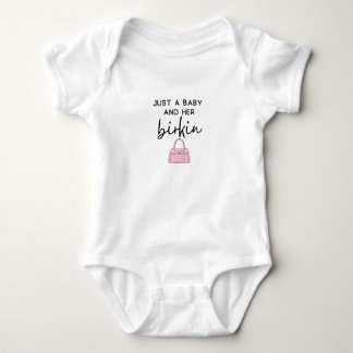 Just a Baby and her Birkin One Piece Bodysuit