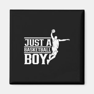Just A Basketball Boy Coach Player Team Match Magnet