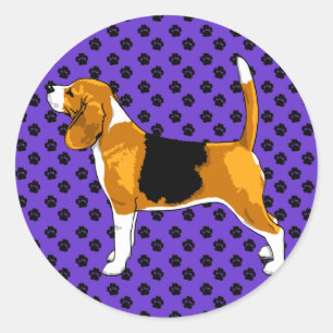Just a Beagle Classic Round Sticker