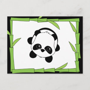 Just a Bite of Bamboo Postcard