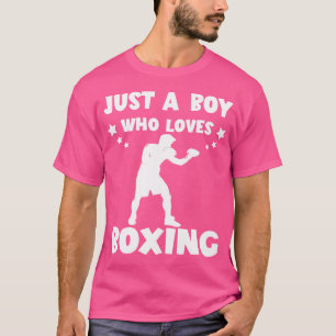 Just A Boy Boxer Boxing Boxing Gloves Kickboxer Ki T-Shirt