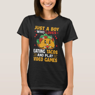Just a Boy Gaming Taco Gamer Taco  Viva México T-Shirt