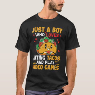 Just a Boy Gaming Taco Gamer Taco  Viva México T-Shirt