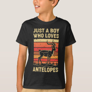 Just A Boy Who Loves Antelopes T-Shirt