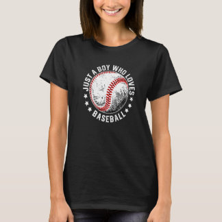 Just a boy who loves baseball favourite baseball p T-Shirt
