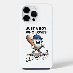 Just A Boy Who Loves Baseball iPhone 14 Pro Max Case