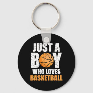 Just A Boy Who Loves Basketball 1 Key Ring