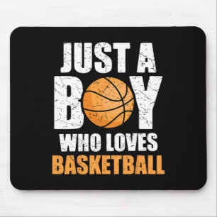 Just A Boy Who Loves Basketball 1 Mouse Pad