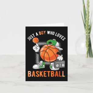Just A Boy Who Loves Basketball 2 Card