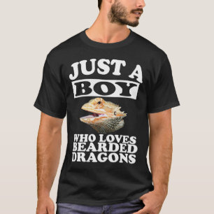 Just A Boy Who Loves Bearded Dragons T-Shirt