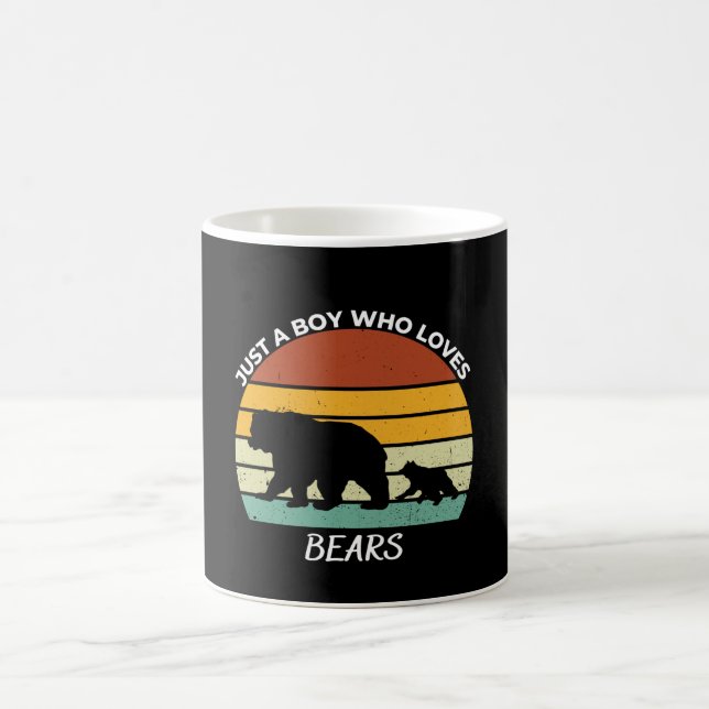 Just a Boy who loves bears Coffee Mug (Center)