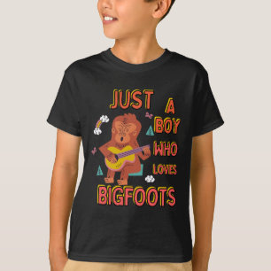 just a boy who loves bigfoot  T-Shirt