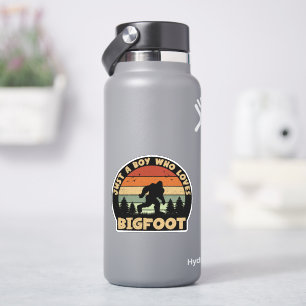 Just A Boy Who Loves Bigfoot Vintage Sasquatch 