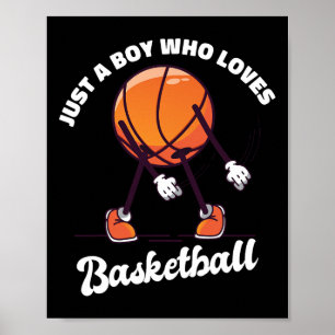 Just A Boy Who Loves Bysketbyll - Bysketbyll Boys  Poster