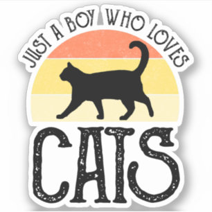 Just A Boy Who Loves Cats