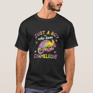 Just A Boy Who Loves Chameleons T-Shirt