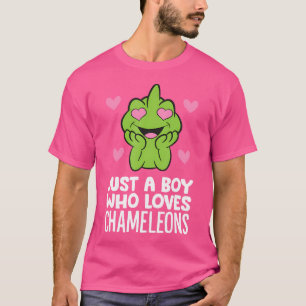 Just A Boy Who Loves Chameleons T-Shirt
