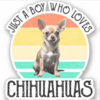 Just A Boy Who Loves Chihuahuas