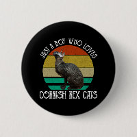 Just A Boy Who Loves Cornish Rex Cats