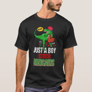 Just a Boy Who Loves Dinosaurs For Boys Kids men T-Shirt