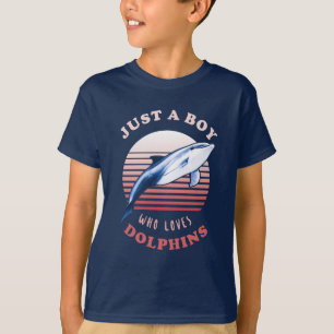Just A Boy Who Loves Dolphins T-Shirt