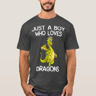 Just A Boy Who Loves Dragons T-Shirt