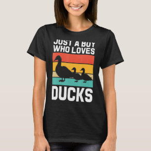 Just a Boy who loves Ducks Harvest Farming Barn Ca T-Shirt