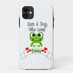 Just A Boy Who Loves Frogs World's Cutest Frog Case-Mate iPhone Case