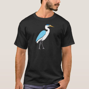 Just a Boy Who Loves Great Blue Heron Birds T-Shirt