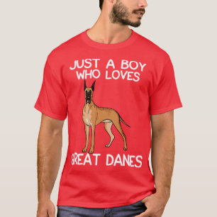 Just A Boy Who Loves Great Danes 1 T-Shirt