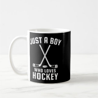 Just A Boy Who Loves Hockey Coffee Mug