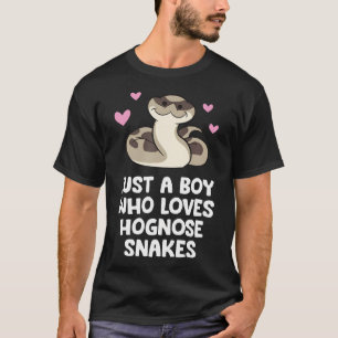 Just A Boy Who Loves Hognose Snakes T-Shirt