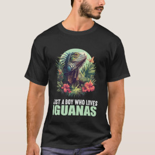 Just a Boy who Loves Iguanas. guanas Iguana T-Shirt