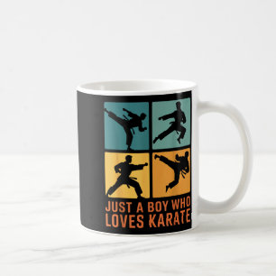Just A Boy Who Loves Karate Martial Arts Karate Lo Coffee Mug