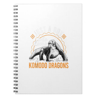 Just A Boy Who Loves Komodo Dragons Komodo Dragon Notebook